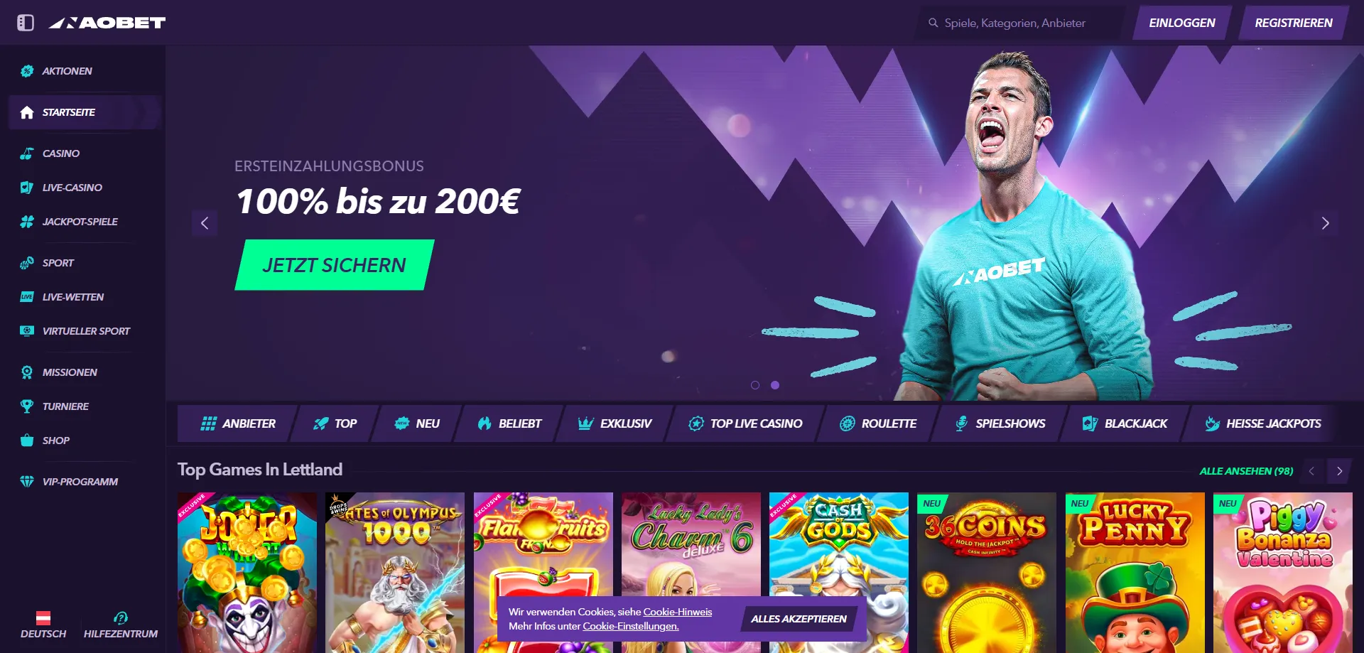 NaoBet Casino Österreich – Übersicht und Willkommensbonus