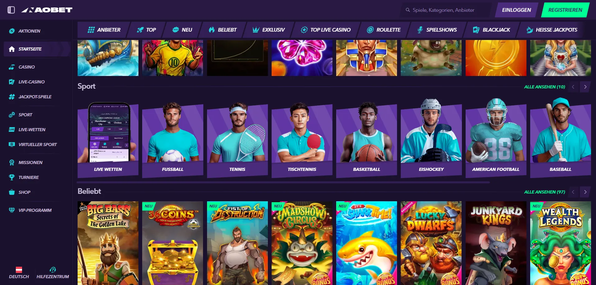 NaoBet Casino Sportwetten – Bonus und Live-Wetten für Österreich